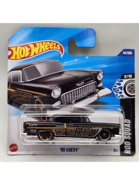 Hot Wheels 55 Chevy Black Rod Squad Short Card 3/10 45/250